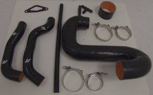 Mishimoto intercooler kit, additional components 