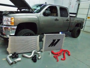 Test truck with Mishimoto prototypes 