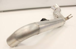 Mishimoto cold-side pipe, initial prototype 