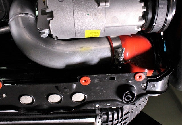 Cold-side Focus RS intercooler piping