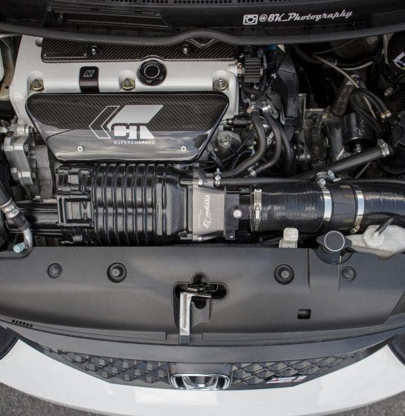 Coupled to the K20 is a 1.1l Eaton-style supercharger, bringing this 8th to well over 350 HP and 250 TQ. The 10th Gen's turbo setup might not come with that much power straight off the lot but the L15B7 does have the potential to reach similar numbers with much less effort from the owner. 